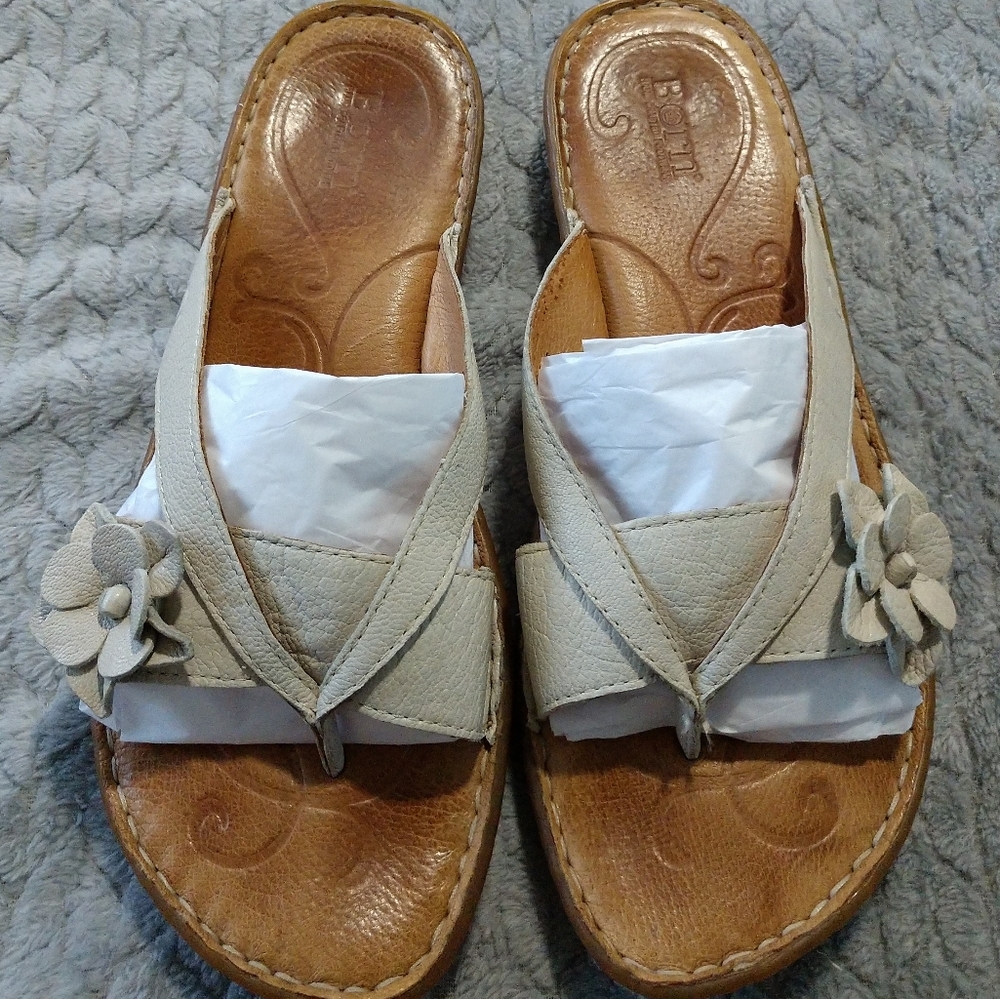 Børn flower thong sandals (GUC)